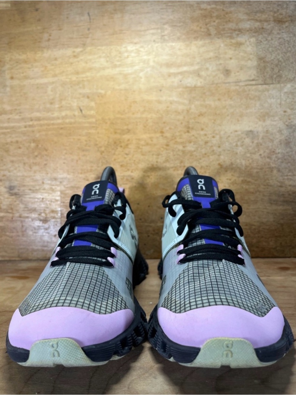 On Cloud X Shift LIGHTWEIGHT Womens Size 7 Running Shoes Sneakers Gray Purple - Picture 2 of 9